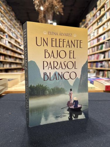 Portada do libro de Un elefante bajo el parasol blanco