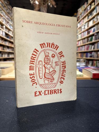 Portada do libro de Sobre arqueología ebusitana