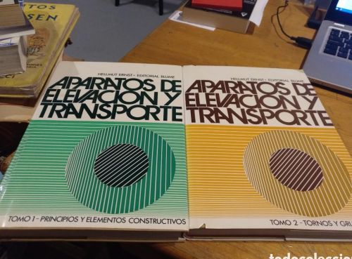 Portada do libro de Hellmut Ernst, Aparatos de elevación y transporte
