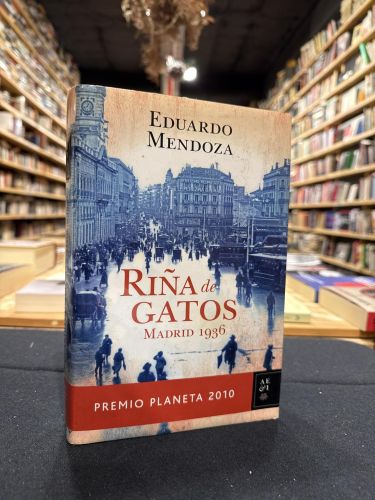 Portada do libro de Riña de gatos. 