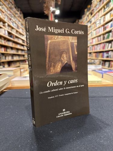 Portada do libro de Orden y caos (Un estudio cultural sobre lo monstruoso en el arte)