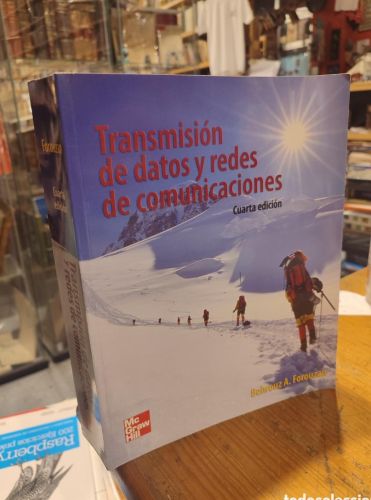Portada do libro de Transmision de datos y redes de comunicaciones. Forouzan