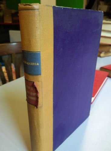 Portada do libro de HISTORIA DE LA LEYENDA NEGRA LATINOAMERICANA. ROMULO D CARPIA. 1944