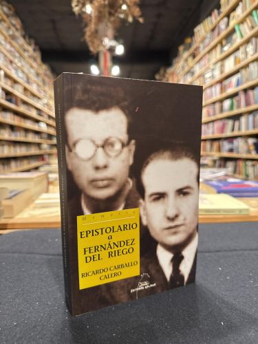 Portada do libro de Epistolario a francisco fernandez del riego