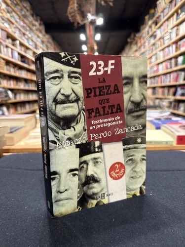 Portada do libro de 23-F la pieza que falta