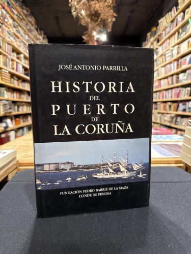 Portada do libro de Historia del puerto de La Coruña