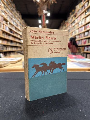 Portada do libro de Martin Fierro