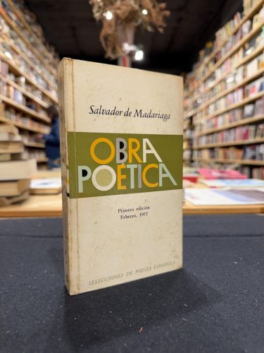 Portada do libro de Obra poética