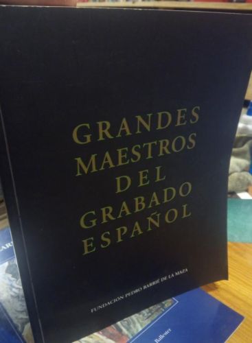 Portada do libro de Grandes maestros del grabado español.