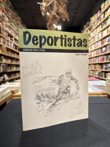 Portada do libro de Deportistas. Dibujar paso a paso