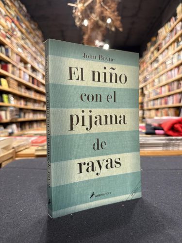 Portada do libro de El niño con el pijama de rayas