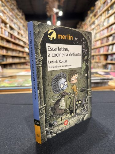Portada do libro de Escarlatina, a cociñeira defunta