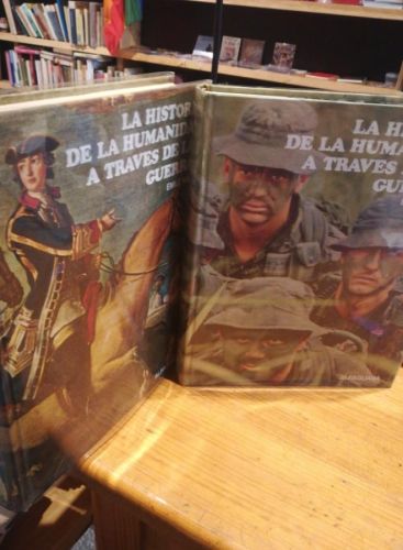 Portada del libro de LA HISTORIA DE LA HUMANIDAD A TRAVES DE LAS GUERRAS. EMILY WANTY. 2 VOL