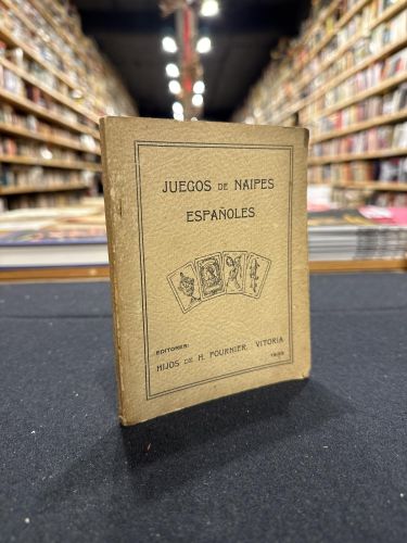 Portada do libro de Juegos de naipes españoles