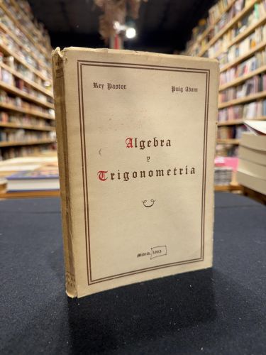 Portada do libro de Algebra y trigonometría