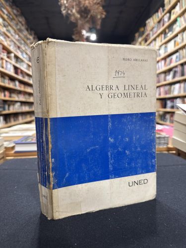 Portada do libro de Algebra lineal y geometria