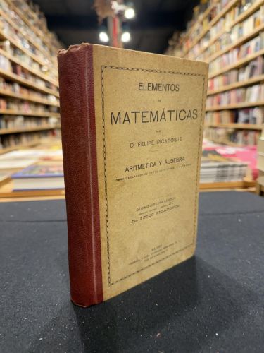 Portada do libro de Elementos de las matemáticas