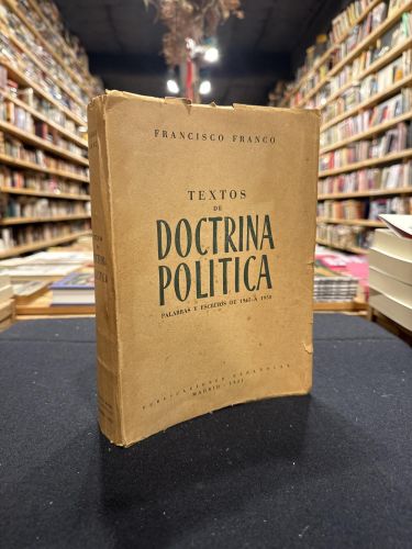 Portada do libro de Doctrina política