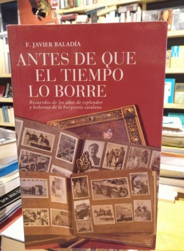 Portada do libro de Baladía, Antes de que el tiempo lo borre