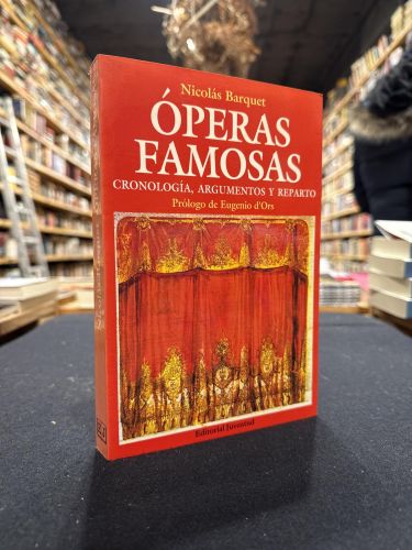 Portada do libro de Operas famosas