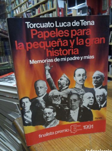 Portada do libro de PAPELES PARA LA PEQUEÑA Y LA GRAN HISTORIA. FIRMADO Y DEDICADO A JESUS HERMIDA