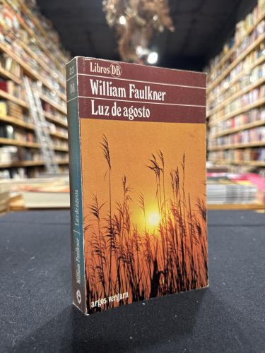 Portada do libro de Luz de agosto