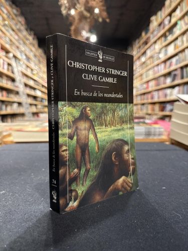 Portada do libro de En busca de los neandertales