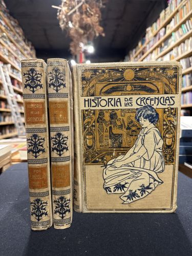 Portada do libro de Historia de las creencias. Supersiticiones usos y costumbres. (3vol)