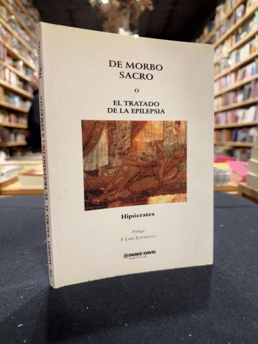 Portada do libro de De morbo sacro o el tratado de la epilepsia