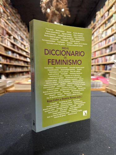 Portada do libro de Breve diccionario de feminismo