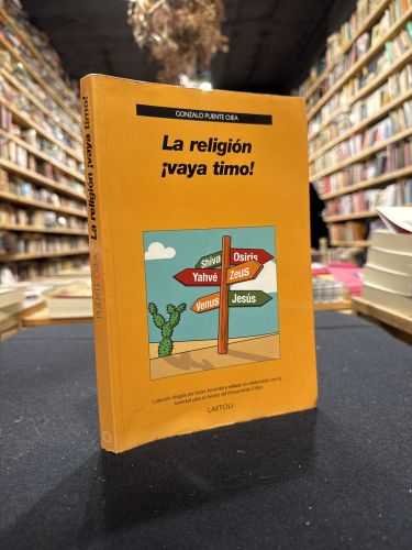 Portada del libro de La religión ¡vaya timo!