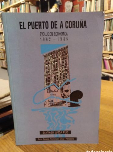 Portada del libro de Juega Puig El puerto de A Coruña