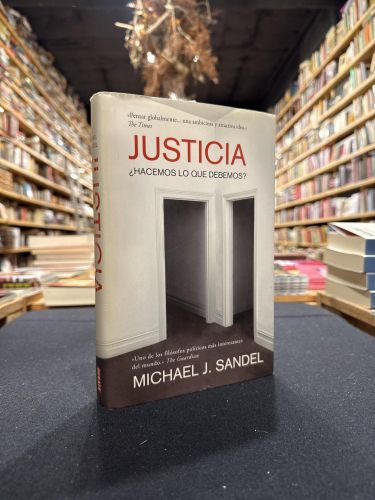 Portada do libro de Justicia ¿Hacemos lo que debemos?