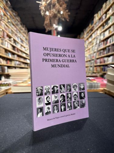 Portada do libro de Mujeres que se opusieron a la Primera Guerra Mundial