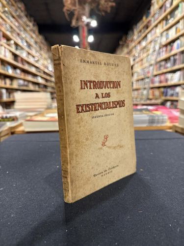 Portada do libro de Introducción a los existencialismos