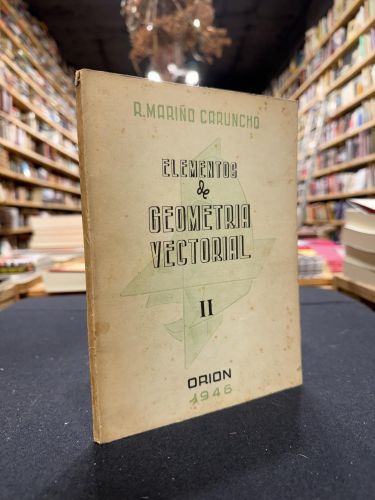 Portada do libro de Elementos de Geometría Vectorial