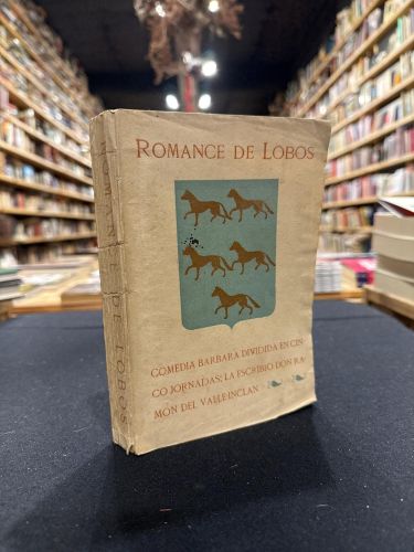Portada do libro de Romance de lobos