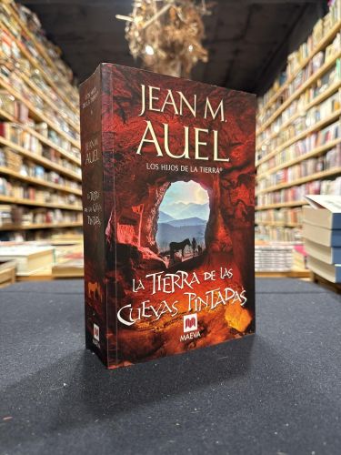 Portada do libro de La tierra de las cuevas pintadas