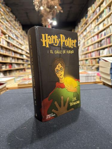 Portada do libro de Harry Potter y el cáliz de fuego