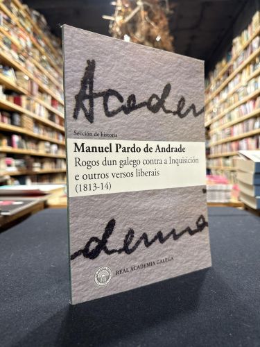 Portada del libro de Rogos dun galego contra a Inquisición e outros versos liberais (1813-14)