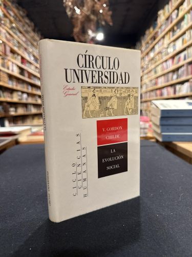 Portada do libro de La evolución social