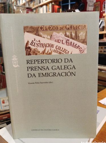Portada do libro de Repertorio da prensa galega da emigración