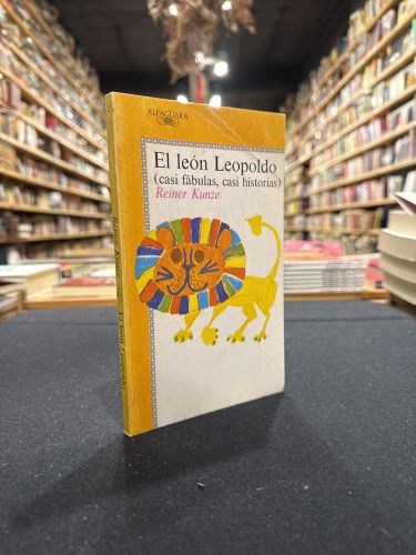 Portada do libro de El león Leopoldo