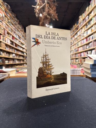 Portada do libro de La isla del día de antes