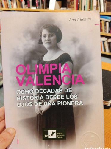Portada do libro de Ana Fuentes, Olimpia Valencia
