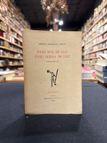 Portada do libro de Paso soa de luz. Paso suena de luz. Versión bilingüe