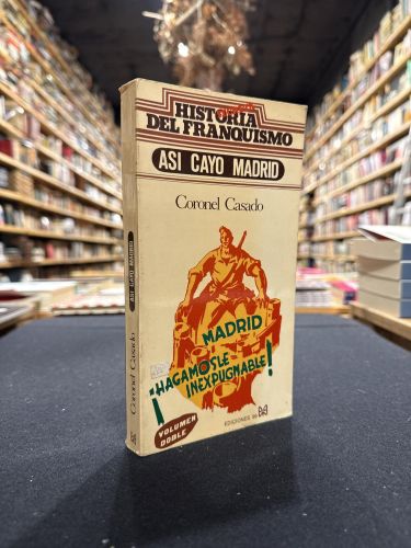 Portada do libro de Así cayó Madrid