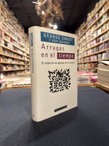 Portada do libro de Arrugas en el tiempo. El origen de las galaxias en el universo
