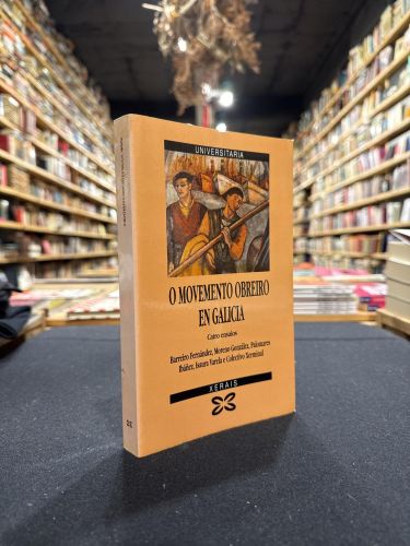 Portada do libro de O movemento obreiro en Galicia