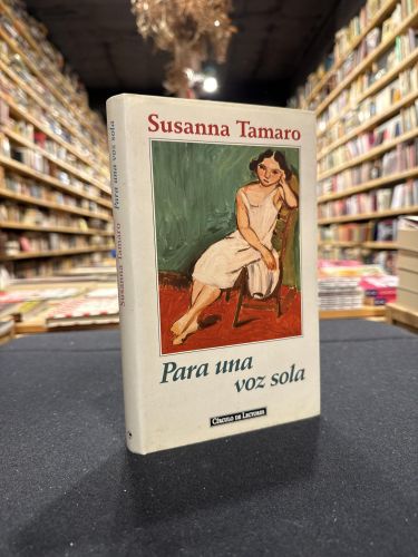 Portada do libro de Para una voz sola